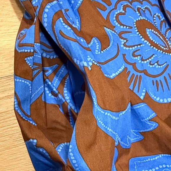 Sugarlips Blue and Brown Floral Dress - Picture 9 of 16